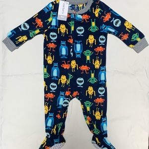 9mo Fleece Footie Monsters